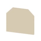 WEIDMULLER - Piastra terminale 50mm x 3mm beige AP RSF3.