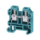 WEIDMULLER - Morsettiera passante blu 4 mm² 32 A 400 V TS 15 V-0 Wemid 130 °C AKZ 4 BL.
