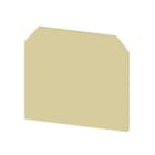 WEIDMULLER - Piastra terminale 27mm x 1.5mm Beige scuro giallo AKZ 4 AP KRG BEIGE.