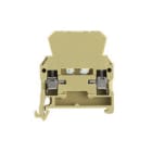 WEIDMULLER - Morsetto sezionatore di prova, Collegamento a vite, beige/giallo, 4 mm², 10 A, 250 V, 2 collegamenti, 1 piano, TS 35, V-2, PA SAKRD/35 DLS2.