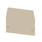 WEIDMULLER - Piastra terminale per morsetti, beige, Posizione verticale: 22.5 mm, Larghezza: 1.5 mm, V-2, PA 66, bloccabile: Sì