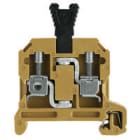 WEIDMULLER - Morsetto sezionatore di prova, collegamento a vite, giallo medio, 4 mm², 25 A, 400 V, numero di collegamenti: 2, numero di piani: 1, TS 35, V-0, 5VA, SAKC 4/35 2STB7.