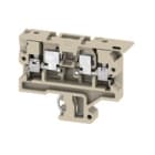 WEIDMULLER - Morsetto componibile portafusibile, collegamento a vite, beige/giallo, 4 mm², 500 V, 2 collegamenti, 1 piano, TS 32, V-2, PA 6, ASK 1. 0376760000