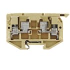 WEIDMULLER - Morsetto componibile portafusibile beige 4 mm² 6.3 A 500 V, 2 collegamenti, 1 piano, TS 15, V-2, PA 66 ASK 1/15. 0376860000