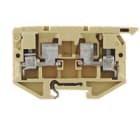 WEIDMULLER - Morsetto componibile portafusibile beige 4 mm² 6.3 A 500 V, 2 collegamenti, 1 piano, TS 15, V-2, PA 66 ASK 1/15.