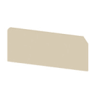 WEIDMULLER - Piastra terminale per morsetti, beige, Posizione verticale: 52 mm, Larghezza: 1.5 mm, V-2, PA 66, bloccabile: Sì
