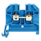 WEIDMULLER - Morsettiera passante a vite blu 2.5 mm² 24 A 800 V, 2 collegamenti, 1 piano, TS 35, V-2, PA 66, 100 °C SAK 2.5/35 BL. 0380480000