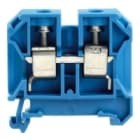 WEIDMULLER - Morsettiera passante blu 16 mm² 76 A 1000 V 2 collegamenti 1 piano TS 35 V-2 PA 66 100 °C SAK 16/35 PA/BL.