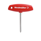 WEIDMULLER - Chiave esagonale maschio 6, lunghezza lama 80 mm, IS 6 DIN 6911.