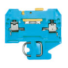 WEIDMULLER - Morsetto sezionatore di prova, collegamento a vite, blu, 4 mm², 10 A, 400 V, numero di collegamenti: 2, numero di piani: 1, TS 32, V-2, PA 66 SAKR BL.