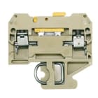 WEIDMULLER - Morsetto sezionatore di prova, Collegamento a vite, beige/giallo, 4 mm², 10 A, 400 V, 2 collegamenti, 1 piano, TS 32, V-2, PA, SAKR 2STB.