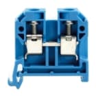 WEIDMULLER - Morsettiera passante a vite blu 10 mm² 57 A 800 V, 2 collegamenti, 1 piano, TS 35, V-2, PA 66, 100 °C SAK 10/35 BL.
