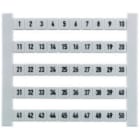 WEIDMULLER - Siglatura morsetti, Passo 6.00mm, Caratteri stampati Numeri DEK FW 1-50.