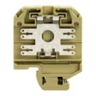 WEIDMULLER - Morsettiera passante beige/giallo, 2.5 mm², 20 A, 500 V, 4 collegamenti, 2 piani, TS 32, V-2, PA SAK 4 SS 6.3/2.8. 0479660000