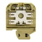 WEIDMULLER - Morsettiera passante beige/giallo, 2.5 mm², 20 A, 500 V, 4 collegamenti, 2 piani, TS 32, V-2, PA SAK 4 SS 6.3/2.8.