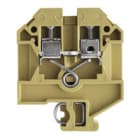WEIDMULLER - Morsettiera passante a vite beige/giallo 4 mm² 32 A 630 V, 2 collegamenti, 1 piano, TS 32 V-2 PA 66 100 ° RSF 3 PA.