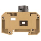 WEIDMULLER - Morsetto componibile portafusibile giallo medio, collegamento a vite, 16 mm², 63 A, 400 V, TS 35, V-0, SAKS 5/35.