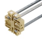 WEIDMULLER - Supporto per barra collettrice argento 100 °C Larghezza 65 mm V-2 poliammide 66 SH 3.