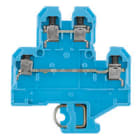 WEIDMULLER - Morsetto componibile a più piani, collegamento a vite, blu, 4 mm², 500 V, 4 collegamenti, 2 piani, TS 32, V-2, PA 66, DK 4Q/32 BL.