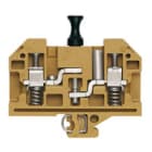 WEIDMULLER - Morsetto sezionatore di prova, collegamento a vite, giallo medio, 6 mm², 41 A, 500 V, numero di collegamenti: 2, numero di piani: 1, TS 32, V-0, 5VA, RSF 2.