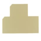 WEIDMULLER - Piastra terminale 54mm x 1.5mm beige AP DK4S.