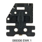 WEIDMULLER - Terminale di fissaggio nero TS 32 larghezza 7.5 mm resistente fino a 160 °C EWK 1 PPS/SW.