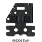 WEIDMULLER - Terminale di fissaggio nero TS 32 larghezza 7.5 mm resistente fino a 160 °C EWK 1 PPS/SW.