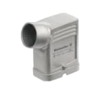 WEIDMULLER - Custodia connettori a innesto industriali, entrata cavo laterale, gancio trasversale in basso, dimensione HQ, IP65 - HDC HQM TSLU 1PG21.