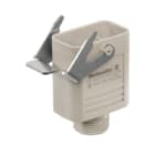 WEIDMULLER - Custodia HDC HQP con Connettori a innesto industriali, Base di prolunga e Gancio trasversale in basso, Grandezza HQ, IP65 in condizione innestata.