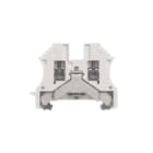 WEIDMULLER - Morsetto PE, Collegamento a vite, bianco, 2.5 mm², 800 V, Numero di collegamenti: 2, Numero di piani: 1, TS 35, V-0, Wemid WPE 2.5 WS.