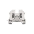 WEIDMULLER - Morsetto PE, Collegamento a vite, bianco, 2.5 mm², 800 V, Numero di collegamenti: 2, Numero di piani: 1, TS 35, V-0, Wemid WPE 2.5 WS.