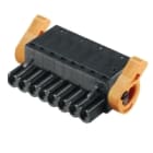 WEIDMULLER - Connettori per circuito stampato, 320V, 24A, Passo 5.08mm, 3.31mm², 8 poli, PUSH IN con attuatore, Box BLF 5.08HC/08/180LH SN BK BX.