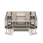 WEIDMULLER - Morsettiera passante a vite, Beige scuro, 6 mm², 41 A, 630 V, 2 collegamenti, TS 35, V-0, Wemid, 120 °C, WTD 6/1.