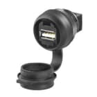 WEIDMULLER - Custodia portacomponenti su misura IP65, stato chiuso con connettore USB A IE-FCM-USB-A.