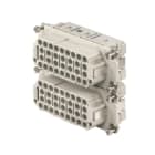 WEIDMULLER - Inserto di contatto femmina per connettori a innesto industriali HDC HEE 32 FC 33-64, 500V, 16A, 32 poli, collegamento a crimpare, grandezza 6.