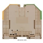 WEIDMULLER - Morsetto PE, collegamento a vite, verde/giallo, 120 mm², 1000 V, numero di collegamenti: 2, numero di piani: 1, TS 35, V-0, Wemid WPE 120/150.