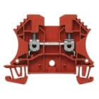 WEIDMULLER - Morsettiera passante a vite, rosso, 2.5 mm², 24 A, 800 V, 2 collegamenti, TS 35, Wemid, 130 °C, WDU 2.5 RT.