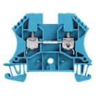 WEIDMULLER - Morsettiera passante a vite blu 4 mm² 32 A 800 V, 2 collegamenti, 1 piano, TS 35, V-0, Wemid, 130 °C WDU 4 BL.