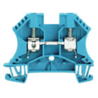 WEIDMULLER - Morsettiera passante a vite blu 6 mm² 41 A 800 V, 2 collegamenti, 1 piano, TS 35, V-0, Wemid, 130 °C WDU 6 BL.