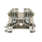 WEIDMULLER - Morsettiera passante WDU 10, collegamento a vite, beige scuro, 10 mm², 57 A, 1000 V, 2 collegamenti, 1 piano, TS 35, V-0, Wemid, 130 °C.