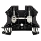 WEIDMULLER - Morsettiera passante a vite nero 10 mm² 57 A 1000 V, 2 collegamenti, 1 piano, TS 35, V-0, Wemid 130 °C WDU 10 SW.