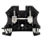 WEIDMULLER - Morsettiera passante a vite nero 10 mm² 57 A 1000 V, 2 collegamenti, 1 piano, TS 35, V-0, Wemid 130 °C WDU 10 SW.