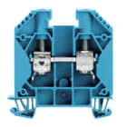 WEIDMULLER - Morsettiera passante a vite blu 16 mm² 76 A 1000 V TS 35 V-0 Wemid 130 °C con 2 collegamenti su 1 piano WDU 16 BL.