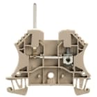 WEIDMULLER - Morsettiera passante WDU 2.5 TS SE 2.4, collegamento a vite, beige scuro, 2.5 mm², 10 A, 125 V, 2 collegamenti, 1 piano, TS 35, V-0, Wemid, 120 °C.