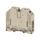 WEIDMULLER - Morsettiera passante a vite, Beige scuro, 120 mm², 269 A, 1000 V, 2 collegamenti, TS 35, V-0, Wemid, 130, WDU 120/150.