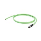 WEIDMULLER - Cavo PROFINET preconfezionato, Codificato D M12 pin diritto IP67 aperto, Numero di poli: 4, Lunghezza: 25 m IE-C5DD4UG0250MCSXXX-X.
