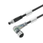 WEIDMULLER - Cavi sensore-attuatore preconfezionati, Linea di collegamento M8/M12, 3 poli, Lunghezza cavo 2m maschio diritto femmina, SAIL-M8GM12W-3L2.0U.