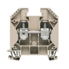 WEIDMULLER - Morsettiera passante WDU 16/ZA, collegamento a vite, beige scuro, 16 mm², 76 A, 1000 V, 2 collegamenti, 1 piano, TS 35, V-0, Wemid, 130 °C.