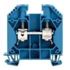 WEIDMULLER - Morsettiera passante a vite blu 16 mm² 76 A 1000 V TS 35 V-0 Wemid 130 °C 2 collegamenti 1 piano WDU 16/ZA BL.