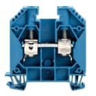 WEIDMULLER - Morsettiera passante a vite blu 16 mm² 76 A 1000 V TS 35 V-0 Wemid 130 °C 2 collegamenti 1 piano WDU 16/ZA BL.